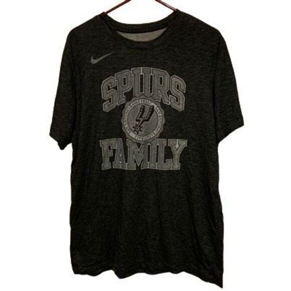 San Antonio Spurs Basketball Family Size Large The Nike Tee Dri-Fit T-Shirt - Picture 1 of 4